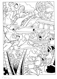 Tom and Jerry page 2 (Original) (Signed)