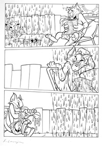 Tom and Jerry page 2a (Original) (Signed)