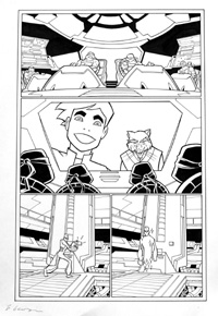 Teenage Mutant Ninja Turtles page 2 (Original) (Signed)