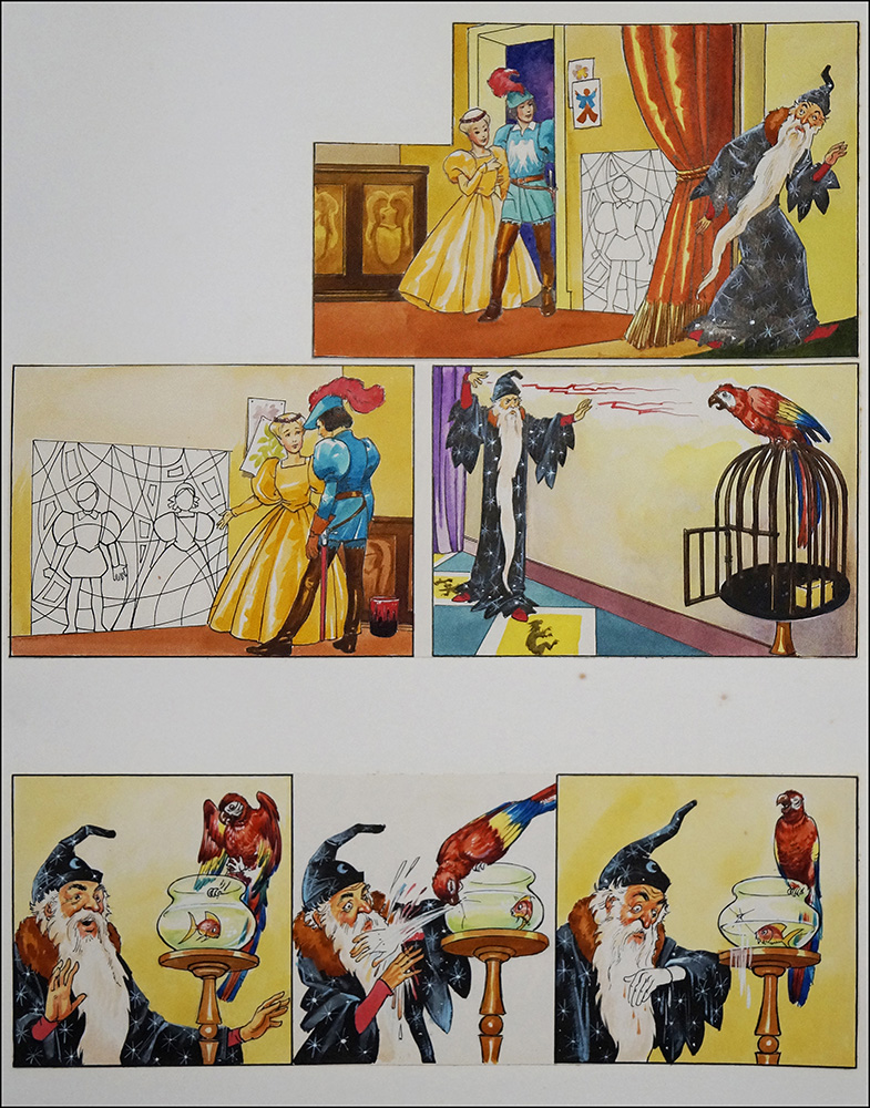 Princess Marigold - Painting Magic Ep. 8 (Original) art by Giorgio Bellavitis Art at The Illustration Art Gallery
