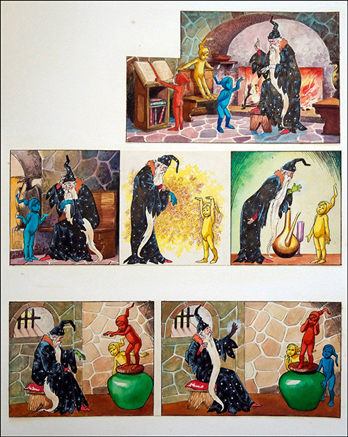 Princess Marigold - Painting Magic Ep. 13 (Original) by Giorgio Bellavitis at The Illustration Art Gallery