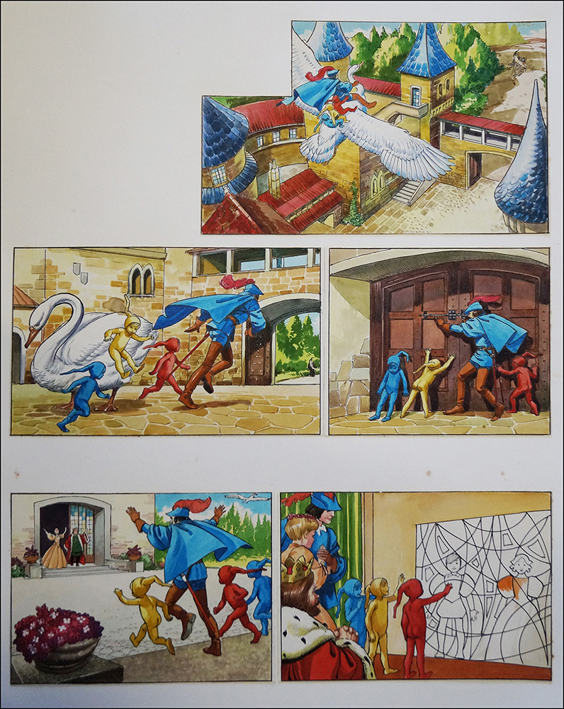 Princess Marigold - Painting Magic Ep. 19 (Original) art by Giorgio Bellavitis Art at The Illustration Art Gallery