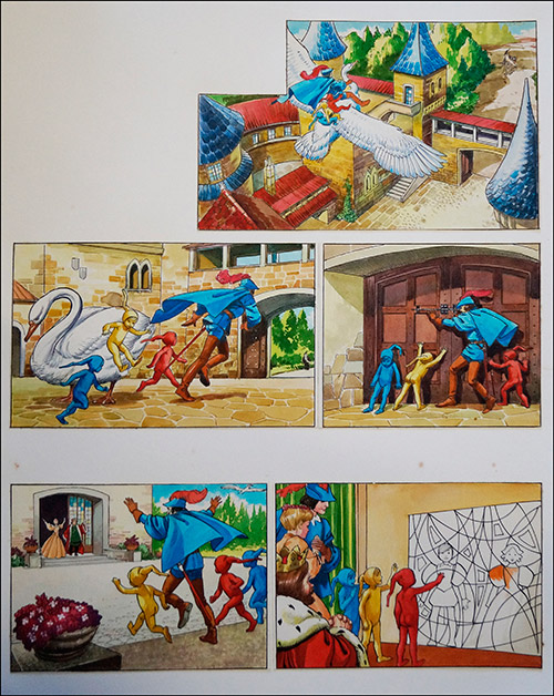 Princess Marigold - Painting Magic Ep. 19 (Original) by Giorgio Bellavitis at The Illustration Art Gallery