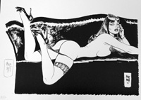 Reclining Nude (Limited Edition Print) (Signed)