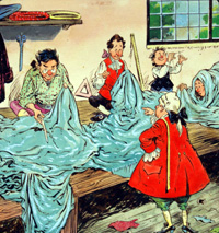 The Donkey Skin: Tailors at work (Original)