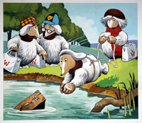 The Wombles: Suitcase Surprise (TWO pages) (Originals)