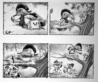 The Wombles: Golf (TWO pages) (Originals)