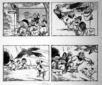 The Wombles: A New Home (TWO pages) (Originals)