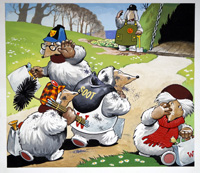 The Wombles: Dirty Business (TWO pages) (Originals)