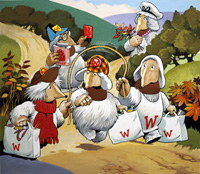 The Wombles - Jelly and Glue (TWO pages) (Originals)