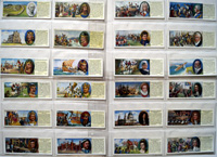 Complete Set of 25 'Interesting Events in British History' Typhoo Trading Cards (1938)