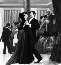 The Story of Jazz: dancing the 'cakewalk' (Original) (Signed)