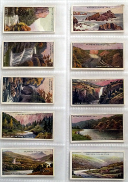 Full Set of 25 Cigarette Cards: Gems of British Scenery (1914)