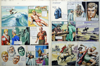 Elimination from 'The Stone of Vorg' art by Philip Corke