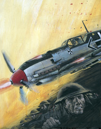 Battle Picture Library cover #649  'Doomed Patrol' (Original) (Signed)