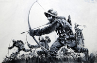 Bowmen at the Battle of Bannockburn (Original)