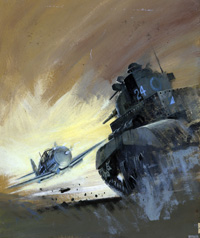 War Picture Library cover #628  'Devil's Bargain' (Original)