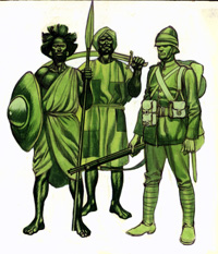 Afghan Charge art by Ron Embleton