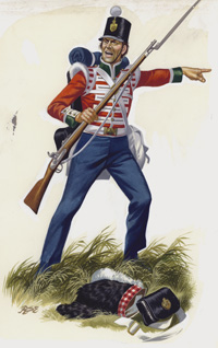 Crimean War Advance art by Ron Embleton