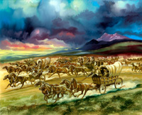 Western Land Race (Original) (Signed)