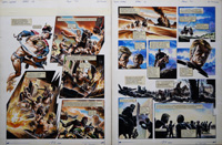 Onwards to Freedom from 'The Slave Traders' art by Oliver Frey