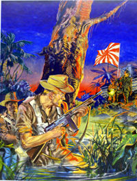 War Picture Library cover #47  'The Green Hell' (Original)