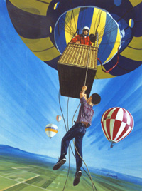 Men and Machines: The Aerial 'Stowaway' (Original) (Signed)