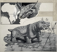 Monsters of the African Swamp (Original) (Signed)