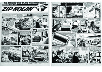 Zip Nolan: Racetrack (TWO page episode) (Originals)