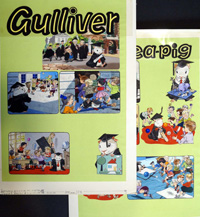 Gulliver Guinea Pig - Those Who Can't, Teach! (TWO pages) (Originals)