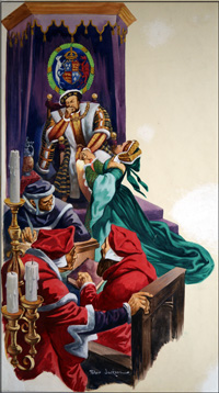 King Henry VIII and Sir Thomas More (Original) (Signed)