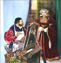 Holbein's Portrait of Anne of Cleves (Original)