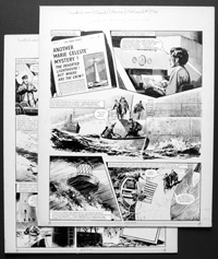 Number 13 Marvel Street - Another Marie Celeste Mystery (TWO pages) (Originals) (Signed)