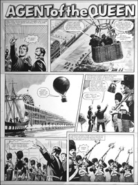 Agent of the Queen - Balloon (TWO pages) (Originals)