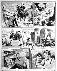 Agent of the Queen - In The Dungeon (TWO pages) (Originals)