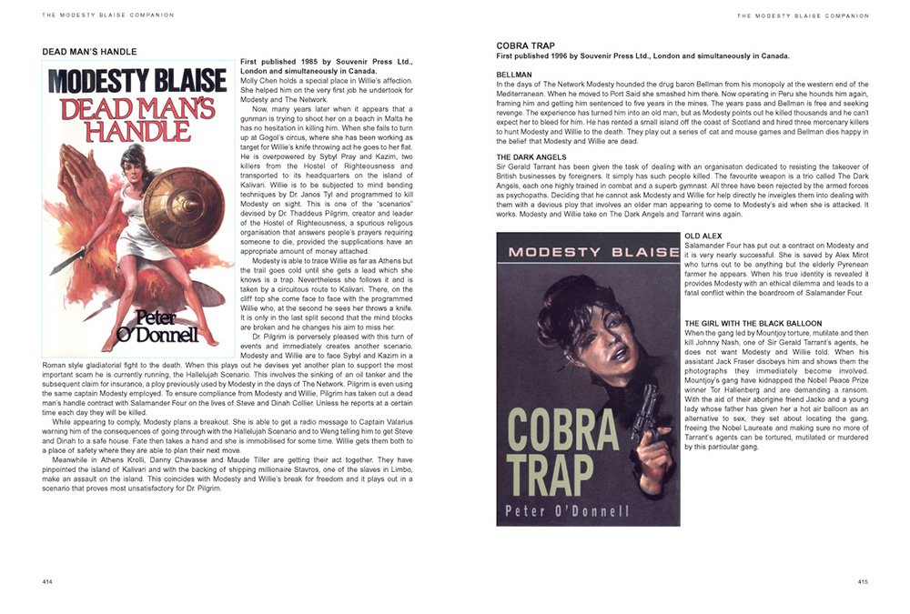 The Modesty Blaise Companion (Super Deluxe) (Signed) (Limited Edition)
