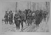 Winter Conditions in the Yser Country (World War I) (Artist's Proof) (Limited Edition Print) (Signed)