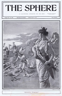 Evviva Italia (original cover page from The Sphere 1915) (Print)