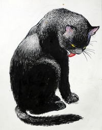 Alice's Cat - Alice in Wonderland 14 (Original)