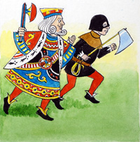 King Looking for the Cheshire Cat - Alice in Wonderland 54 (Original)