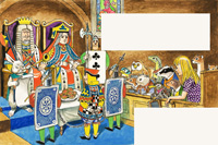 The Trial Starts- Alice in Wonderland 63 (Original) (Signed)