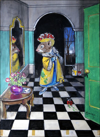 A Little Splash of Paint (Original) (Signed)