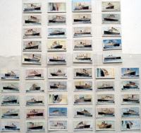 Complete Set of 50 'Merchant Ships Of The World' Wills Cigarette Cards (1924)