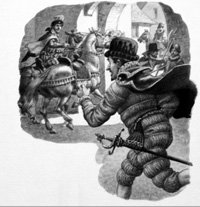 King Henry III of France Fleeing Cracow (Original)