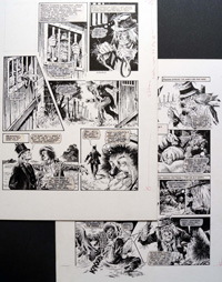 Worzel Gummidge - The Fugitive (TWO pages) (Originals) (Signed)