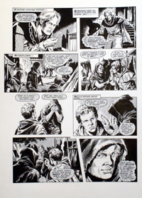 Robin of Sherwood art from Look In issue 26 page 21 (Original)