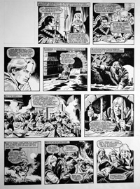 Robin of Sherwood: Behind Bars (TWO pages) (Originals)