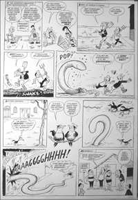 Beastenders - Giant Worm (TWO pages) (Originals)