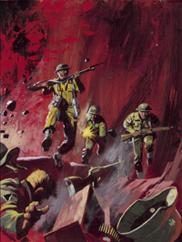 War Picture Library cover #366  'Winner - Loser' (Original)