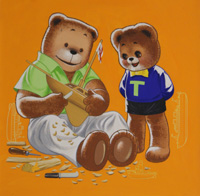 Teddy Bear: Model Boat (Original)